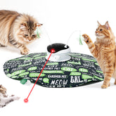 Gardner Pet Cat Laser Toys con plumas giratorias para ejercicio activo