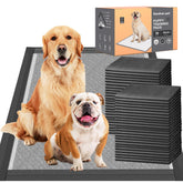 Gardner Pet Charcoal Puppy Pad, tamaño 28x37, protección doble para el piso, sin derrames.