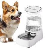 Gardner Pet dispensador automático: tazón de acero inoxidable para agua limpio y seguro.