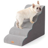 Gardner Pet escaleras curvas de 5 pasos para perros pequeños, facilidad al subir