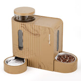 Gardner Pet Gravity alimentador 2 en 1, conjunto completo para comer y beber.