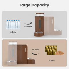 Gardner Pet Gravity: cuenco de agua 0,8 galones para mascotas activas