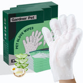 Gardner Pet guante limpieza patas con diseño elevado para mayor cobertura.