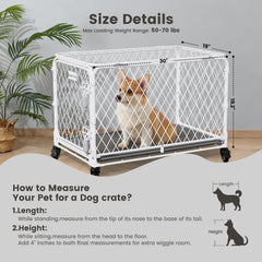 Gardner Pet jaula de diamante con estructura segura para el perro