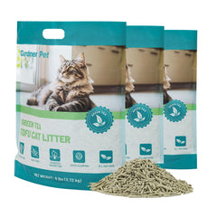 Gardner Pet tofu para arena de gatos, absorción rápida para limpieza más sencilla.