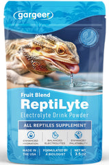 ReptiLyte de Gargeer con sabor banana miel, promueve hidratación voluntaria en reptiles