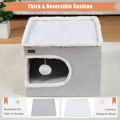 Garnpet cama gato bola colgante, entretenimiento interactivo para gatos.