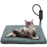 Gasur cama para gatos termica con cobertura de terciopelo suave para mayor confort