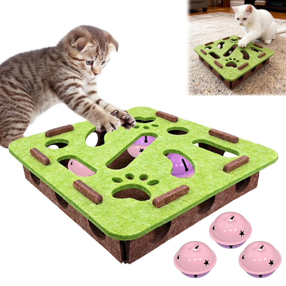 GDGJWL caja rasca rompecabezas frente: ideal para juego y protección de muebles.
