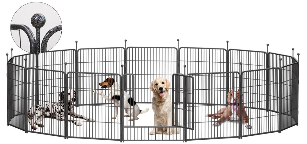 Cerca para perros plegable GDKASRNY, ideal para interior y exterior