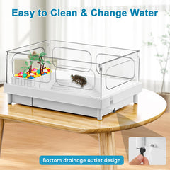 Geegoods Turtle Tank, plataforma de reposo al sol para descanso seguro del reptil.