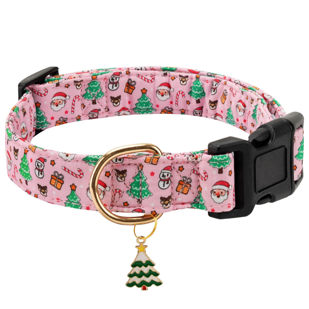 Collar Gelwoo para perro con patrón Margarita, cómodo para paseos diarios.