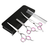 Tijeras GEMEK de corte recto para mascotas, precisión y control.