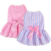 Generic vestidos para perro pequeño princesa rosa-púrpura, ideal para salidas.