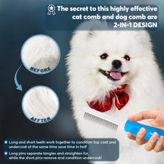 GENPEPADO mango antideslizante ergonómico para grooming