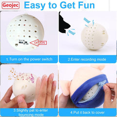 Geojec Peluche Interactivo para Perro con Canción que atrae atención de tu mascota.
