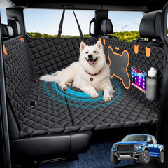 Geotick: cobertura asiento trasero para perros protege la tapicería.
