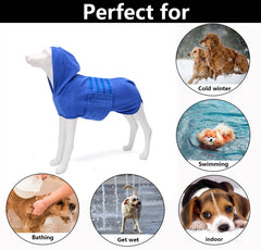 Geyecete bata para perros, secado rápido y suave.