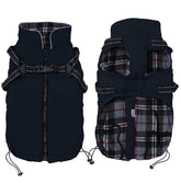 Geyecete capa de invierno para perro, azul marino XS, ideal para paseos nocturnos.
