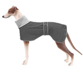 Geyecete galgo frente: abrigo polar cálido para paseos diarios.