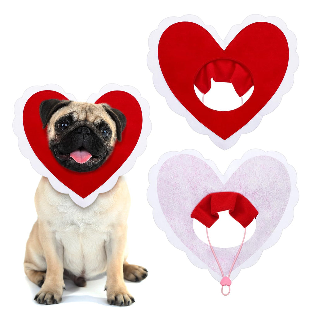 Geyoga disfraz para perros con corazón rojo, ideal para fotos de San Valentín