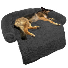 GGIB cama perro con diseño curvado que abraza y ofrece apoyo