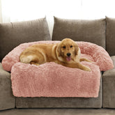 Cama GGIB para perros, rosa, acolchado cómodo y 53x39x6