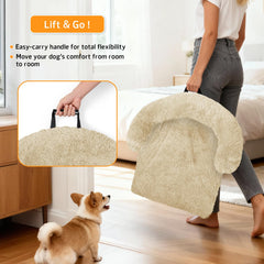 GGIB cama con funda lavable y removible, facilita la limpieza tras sesiones de juego.