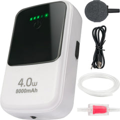 Ghosthorn aerador silencioso de doble modo para acuario, operación suave ideal para uso nocturno.
