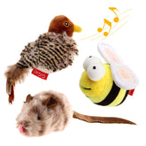 Gigwi juguete gato pajaro sonido, estimula la caza y el juego activo.