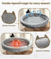 Giisorde hamaca gato 360 grados: ajuste cómodo y versátil