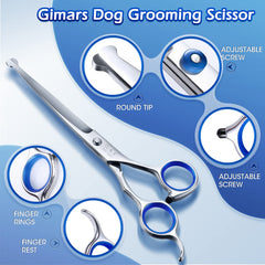 Peine Gimars para perros: peinado y guía de corte.