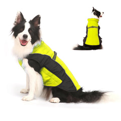 Gimilife chaqueta abrigada para perro, ideal para paseos invernales.