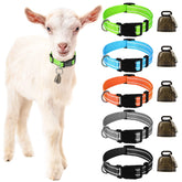 Collar ajustable para cabra GINDOOR con reflejo nocturno para localizarla fácilmente.