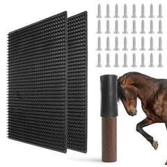 Rascador GINDOOR para caballos con superficie texturizada suave para rascarse.