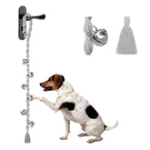 Ginidear campanillas para puerta de perro con ajuste, ideal para entrenamiento diario