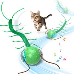 Pelota Giociv en movimiento ciempié para gatos activos