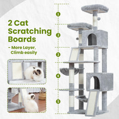 Gitelsnour arbol-gato-dos-tableros-rascado para afilar uñas.