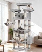Gitelsnour arbol-gatos 74 pulgadas con plataformas grandes, ideal para gatos grandes