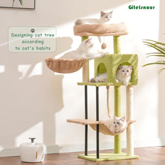Gitelsnour arbol gatos: condo con dos puertas para entrar y salir.