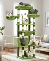 Gitelsnour árbol para gatos con plataformas grandes, ideal para descansar y observar.