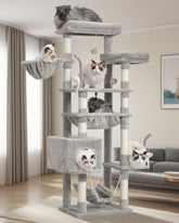Gitelsnour árbol para gatos: plataformas grandes para descanso y observación.