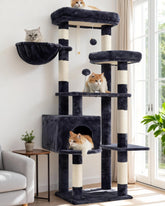 Gitelsnour arbol-gatos-interior 55pulgadas, estructura estable para juego y exploración.