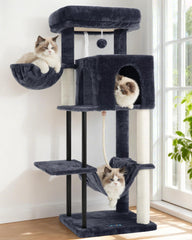 Gitelsnour Arbol Gatos interior, estructura de acero para mayor durabilidad.