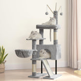 Gitelsnour arbol para gatos interior con poste de rascar y plataforma amplia.