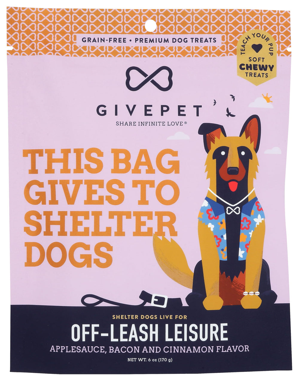 GivePet bolsa de golosinas para entrenamiento de perros, lista para usar.