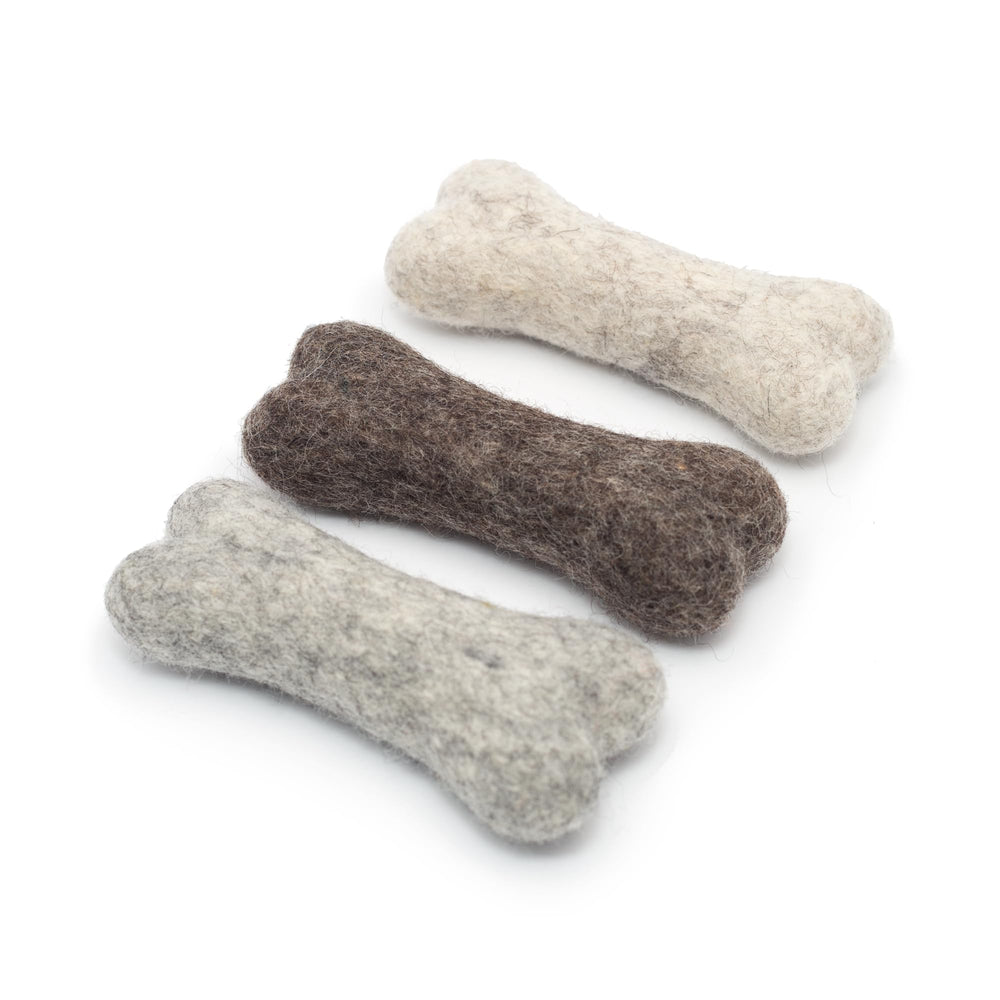 Glaciart One hueso de lana mini: mordedor seguro para cachorros pequeños
