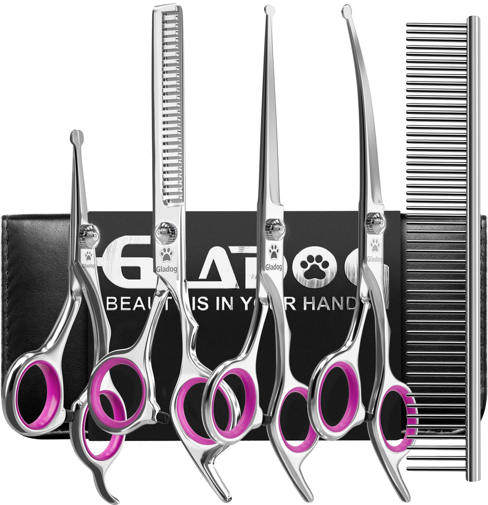 GLADOG kit de 6-en-1 para mascotas, contenido para cuidado profesional.