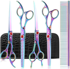 GLADOG Pro Rainbow kit completo 6-en-1 para grooming profesional en casa.