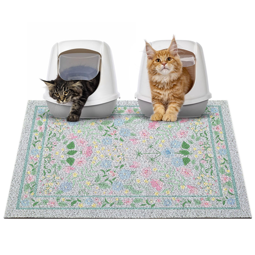 Almohadilla Glittme para arena de gato, antideslizante y segura bajo la caja de arena
